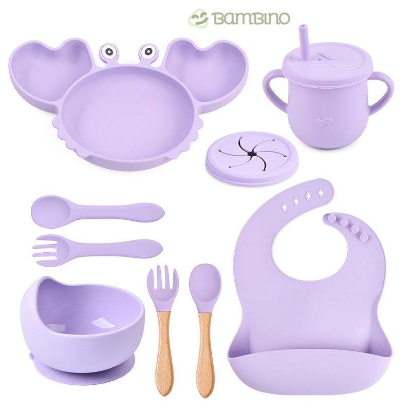 Kit Alimentação de Silicone para Bebês