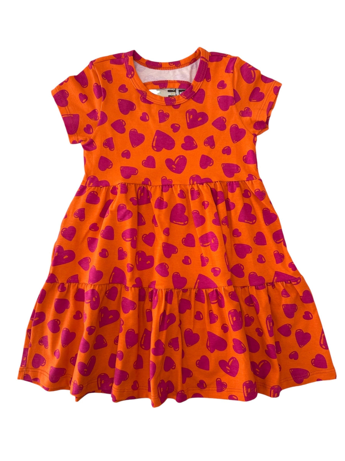 VESTIDO INFANTIL LARANJA KYLY